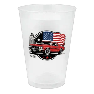12 oz. Frosted Translucent Plastic Stadium Cup