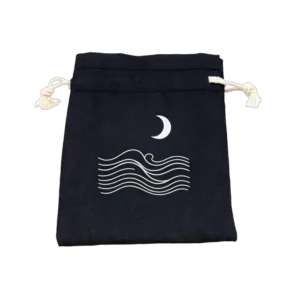 4.7" x 6.1" Full-Color Utility Cotton Pouch with Drawstring Handle