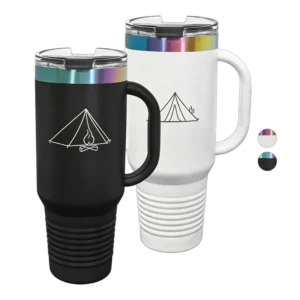 40 oz Polar Camel® Stainless Steel Insulated Prism Ion Plated Travel Mug