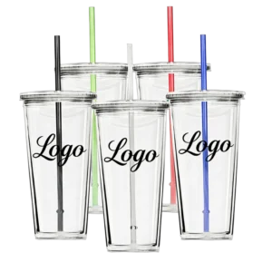 24 oz. Big Buddy Double Wall Tumbler w/ Straw