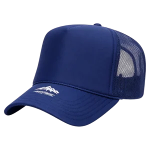 OTTO Polyester Foam Front 5 Panel High Crown Mesh Back Trucker Hat OTTO