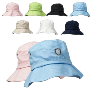 Lightweight Cotton Bucket Hats w/ Custom Logo