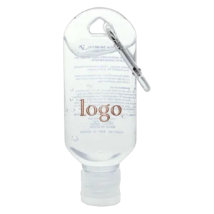 2 Oz. Hand Sanitizer Gel w/Carabiner