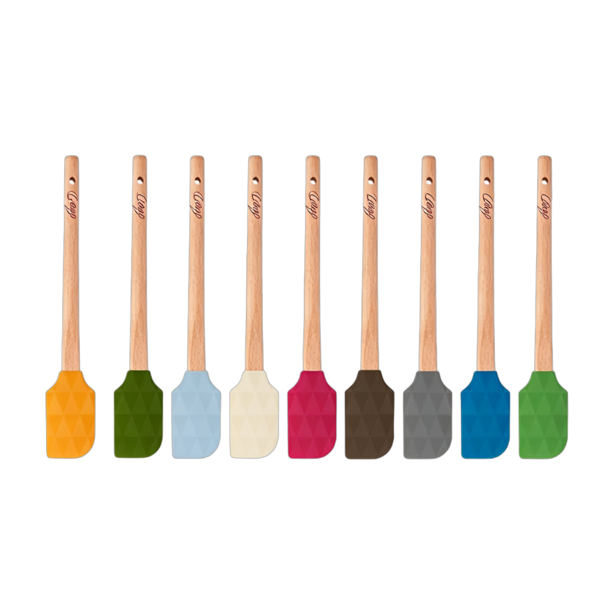 Silicone Spatula Wooden Handle