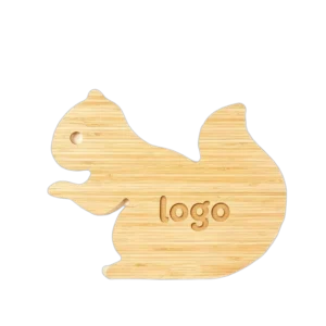 Squirrel Shaped Mini Bamboo Serving Board