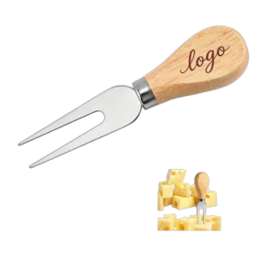 Wooden Handle Cheese Fork