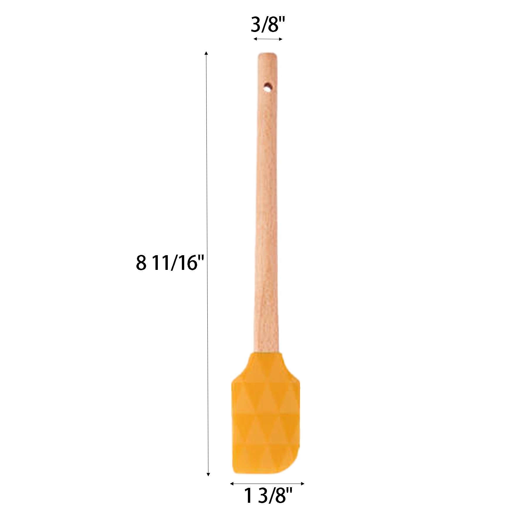 Silicone Spatula Wooden Handle - Image 2
