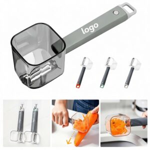 Stainless Steel Peeler with Organizer