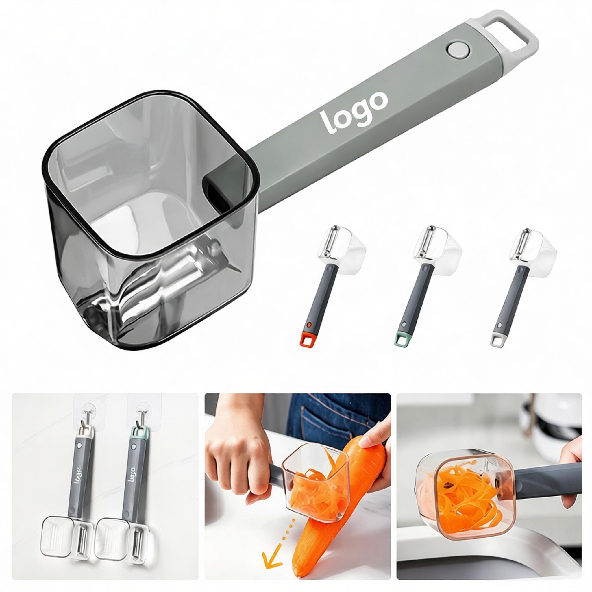 Stainless Steel Peeler with Organizer
