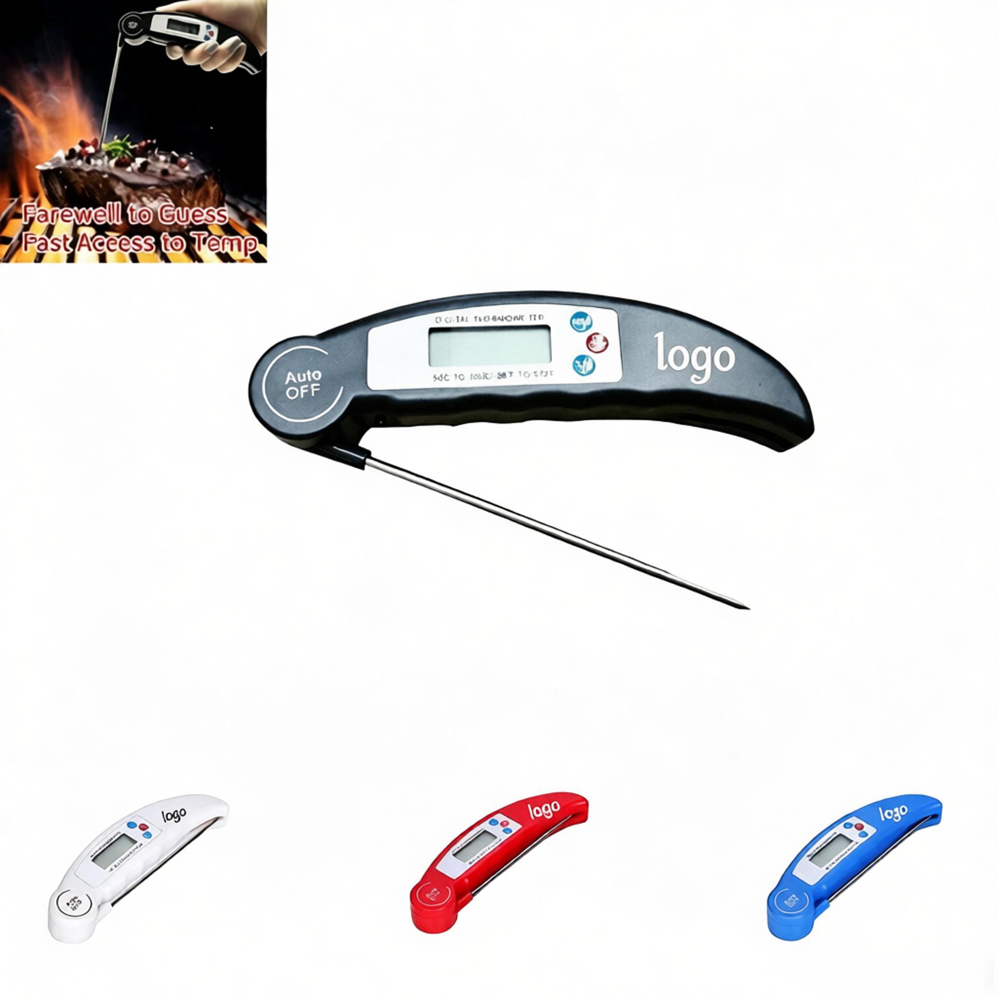 Foldable Probe Digital Food Thermometer With Cover