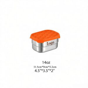 14oz Rectangular Silicone Lid Crisper Box