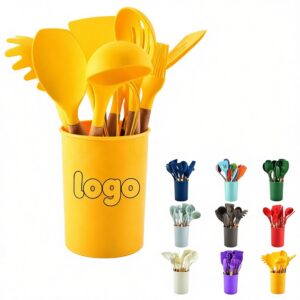 Large 12-Piece Food-Grade Silicone Kitchenware Set