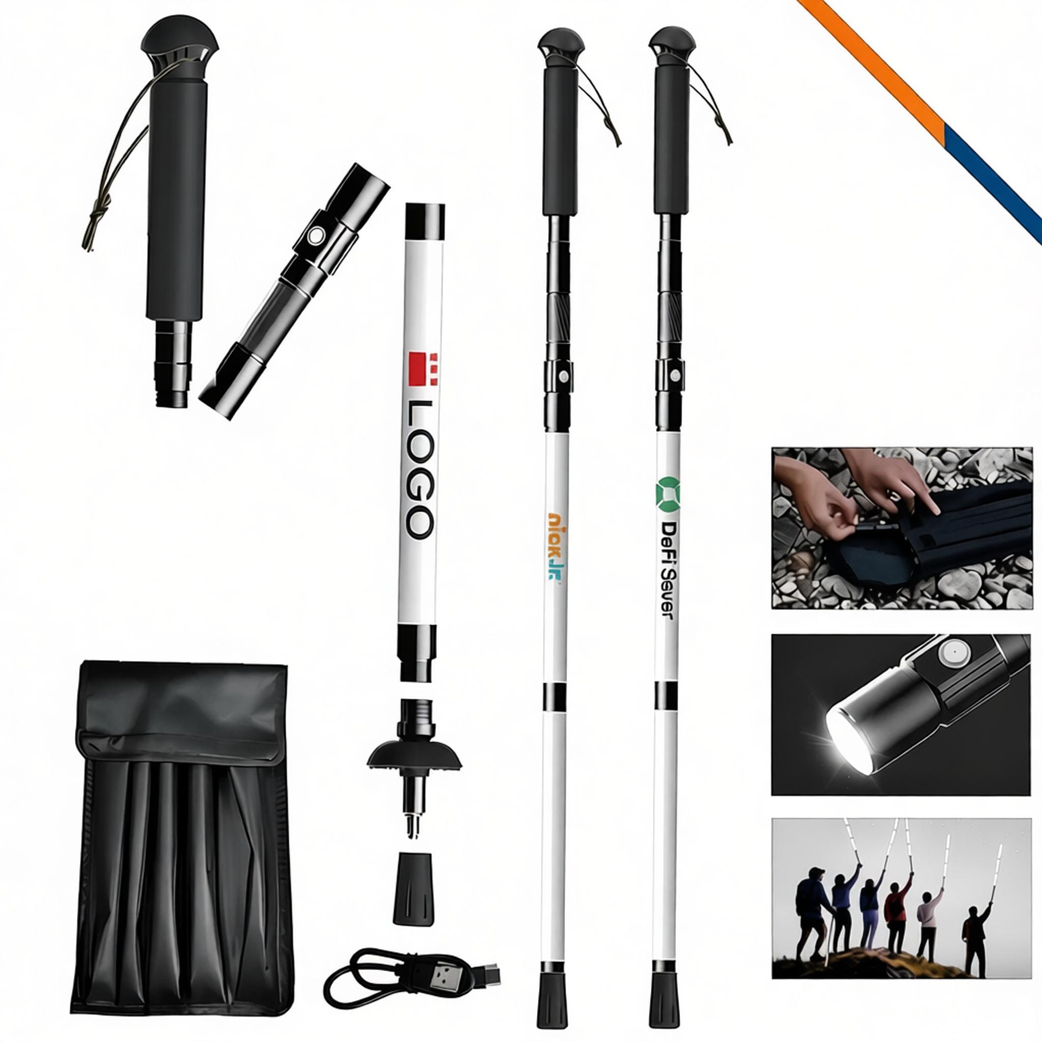 FreeGlow Collapsible Light Up Trekking Pole