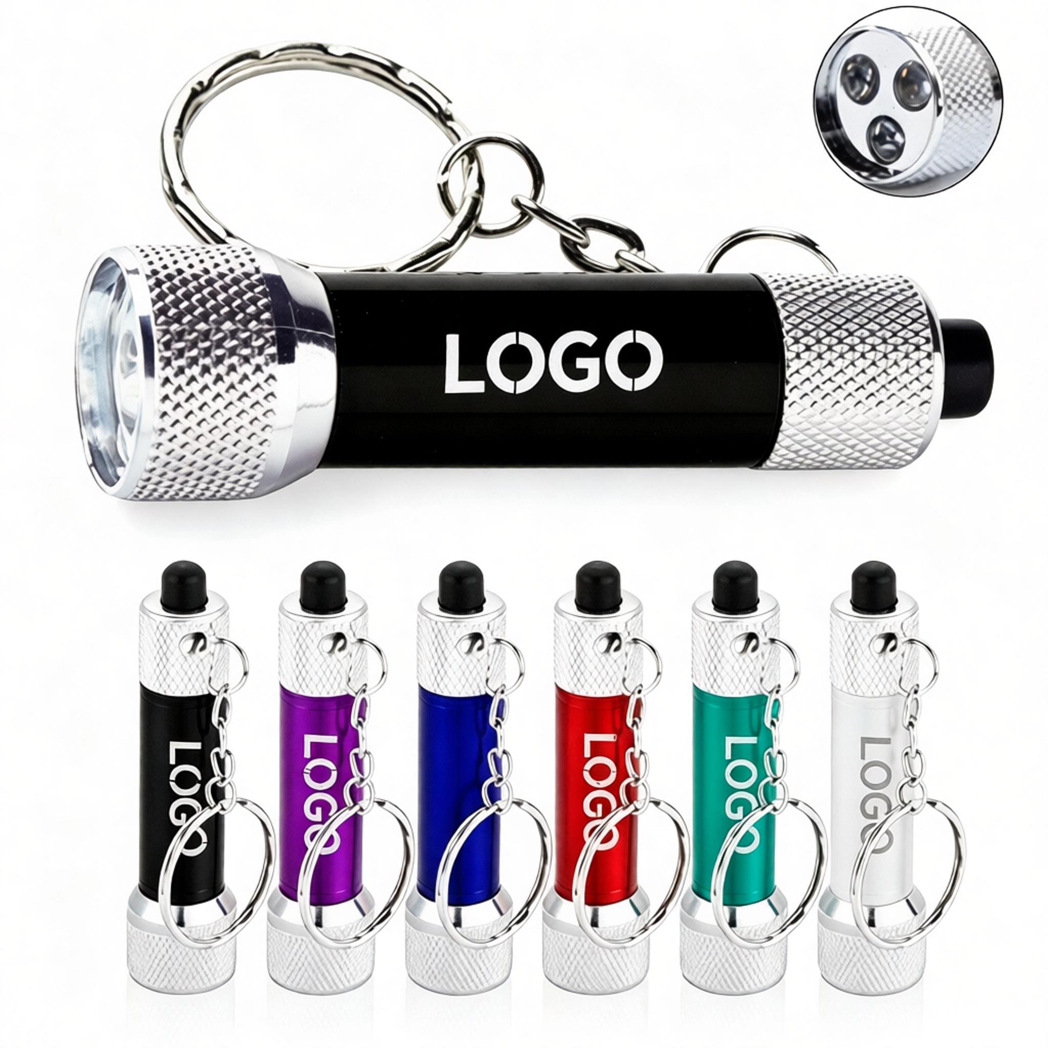 3 LED Aluminum Keychain