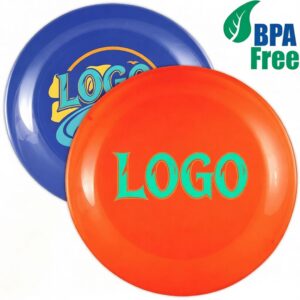 BPA free 9.25" Plastic Flying Disc w/ custom logo