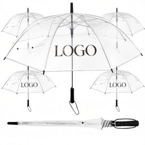 Panorama 46" Arc Auto-Open Clear Umbrella