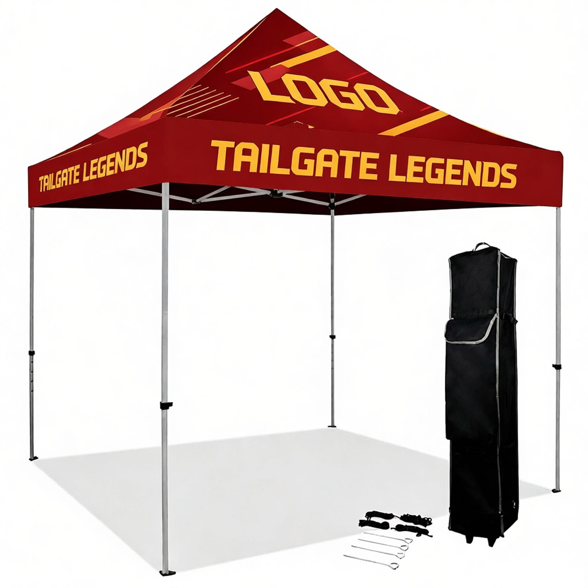 10'x10' Full Color Pop Up Canopy Tent Kit