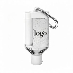 1.9 oz Duo Bottle Sanitizer + SPF 15 Lip Balm + Carabiner