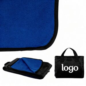 260g Polyester Fleece Picnic Blanket 50" X 60"