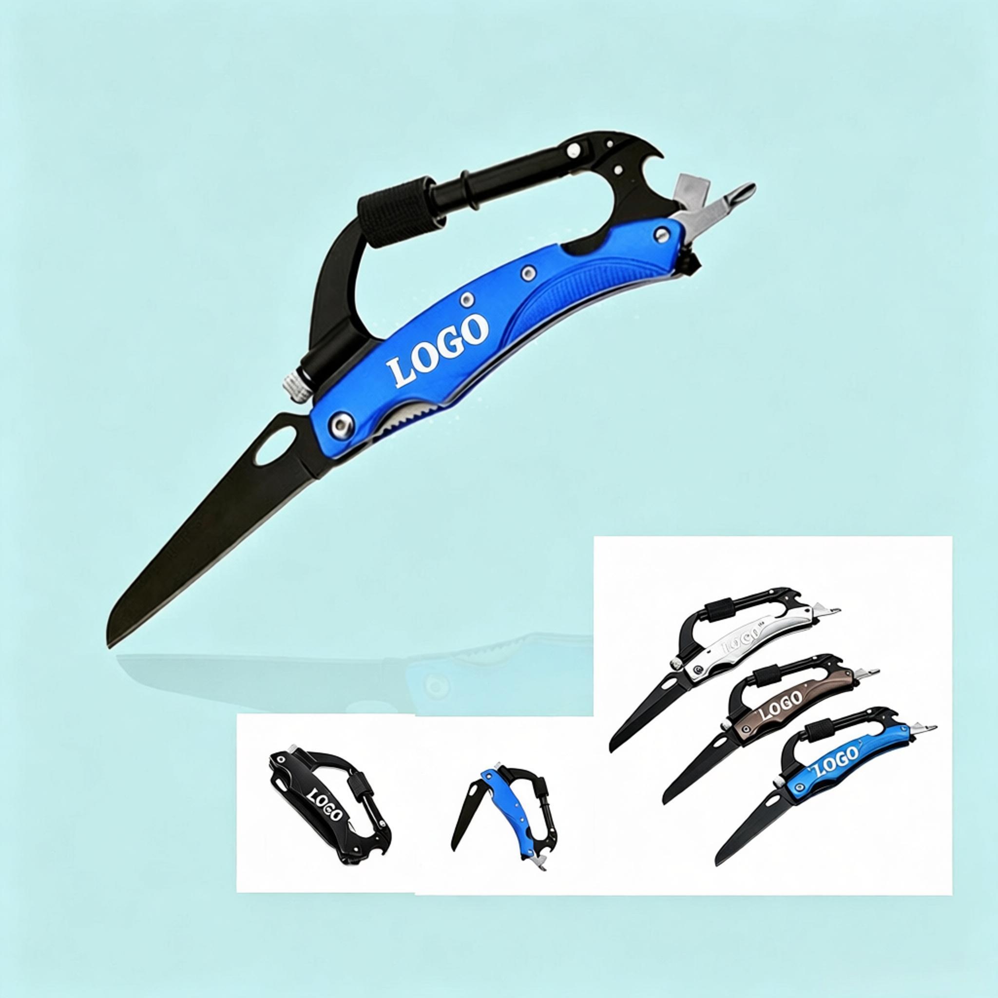 Folding Multi-Tool Carabiner Knife