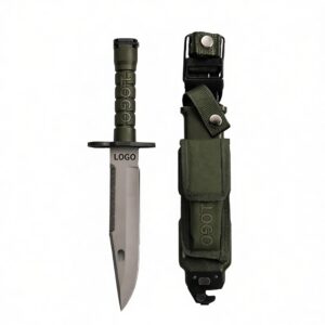Olive Drab GI Type M-9 Military Bayonet w/Sheath