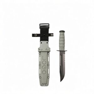 Foliage Green Fighting Knife w/ Nylon Sheath
