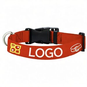 1"W x 26"L Polyester Heavy-duty Dog Collar w/ Buckle Release