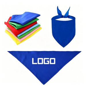 Large Pet Triangle Solid Bandanna Small/Medium