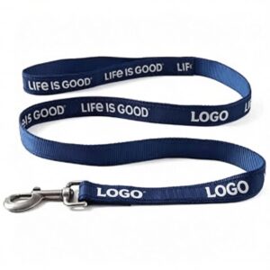 5/8"W x 72"L Two-layer Woven Pet Leash w/ Metal Carabiner