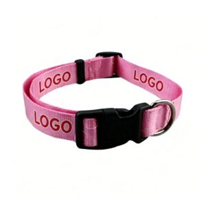 5/8"W x 12"L Heavy-duty Polyester Dog Collar w/ Buckle Release