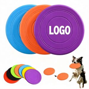Durable Soft Rubber Pet Flying Disc