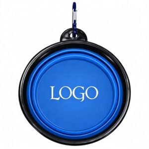 1000MLCollapsible pet bowl with carabiner