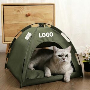 Foldable Pet Tent Bed Breathable Cozy Indoor Use
