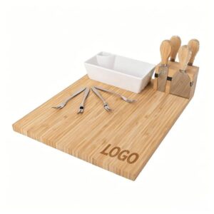 Charcuterie Board with Bowl, Utensils, and Forks