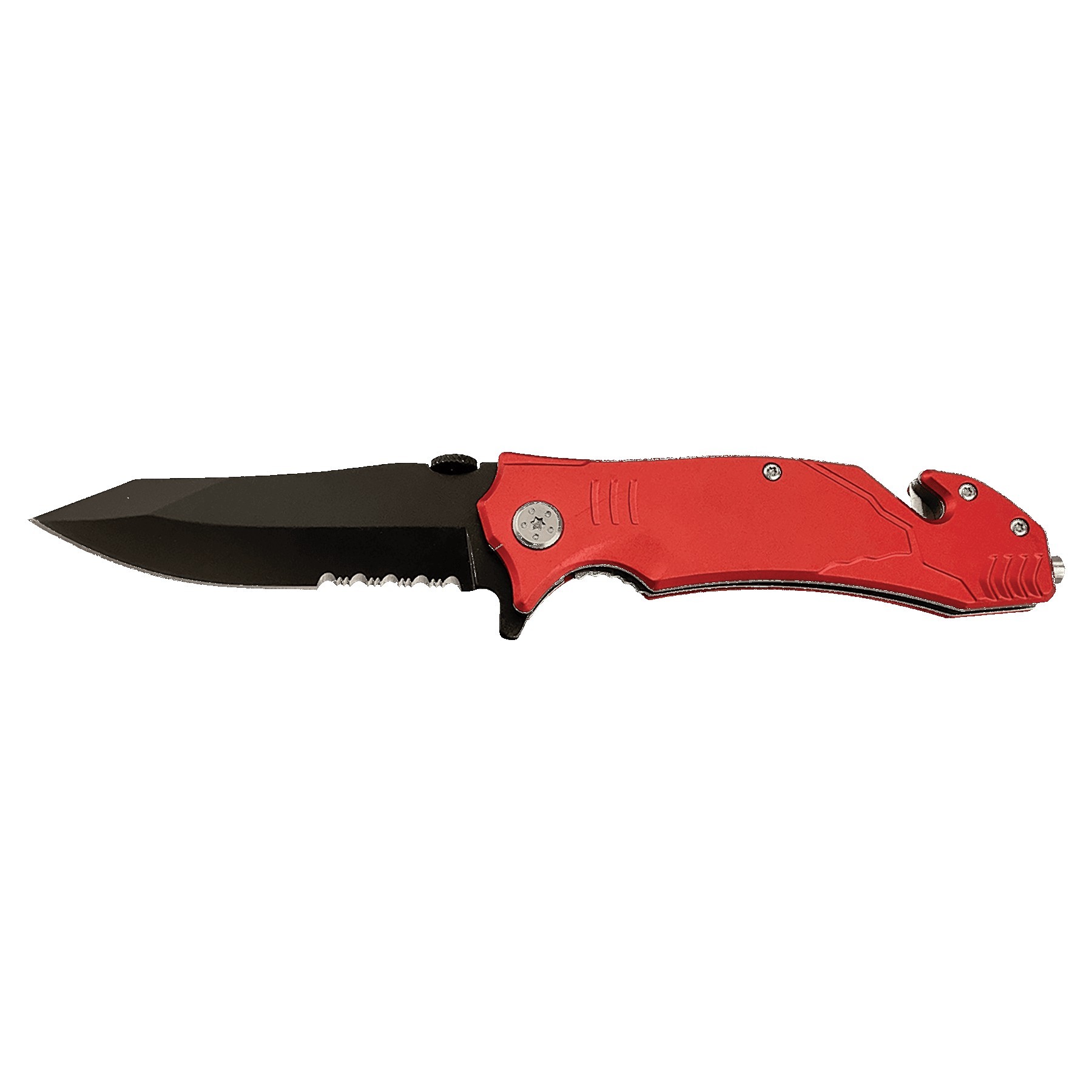 4 1/2" Red Rescue Knife - Image 3
