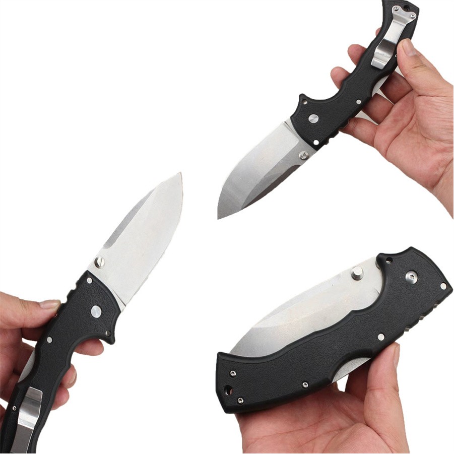 Black Lockback Folding Knife - Image 2