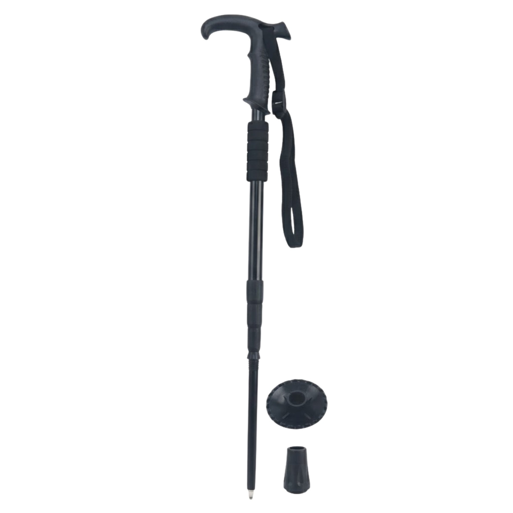 4-Section Telescopic Aluminum Trekking Pole - Image 2