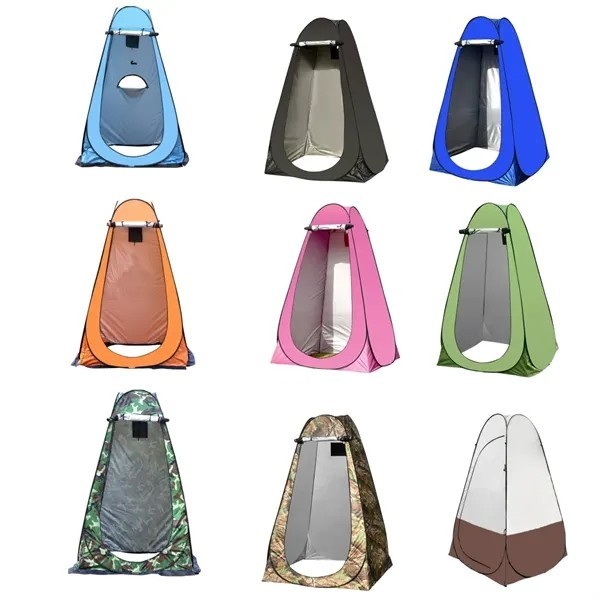 Pop Up Shower Privacy Shelter Window Outdoor Portable Tent - Image 2