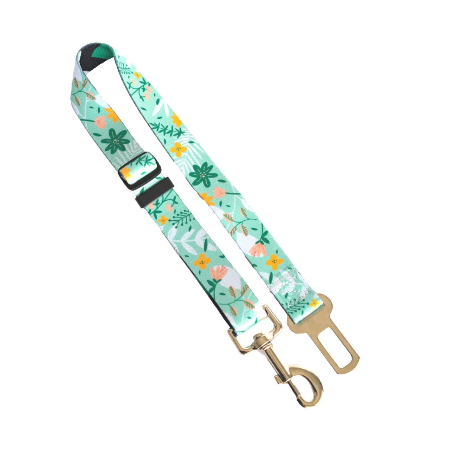 1"W x 24"L Adjustable Dog Safety Sublimation Polyester Seatbelt Leash - Image 2