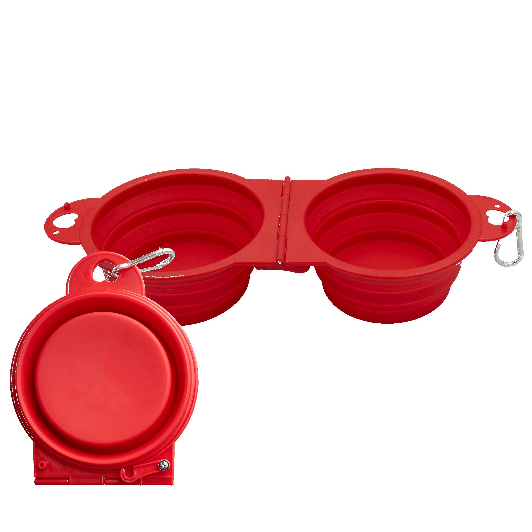 Top Tail Double Collapsible Pet Bowl - Image 2