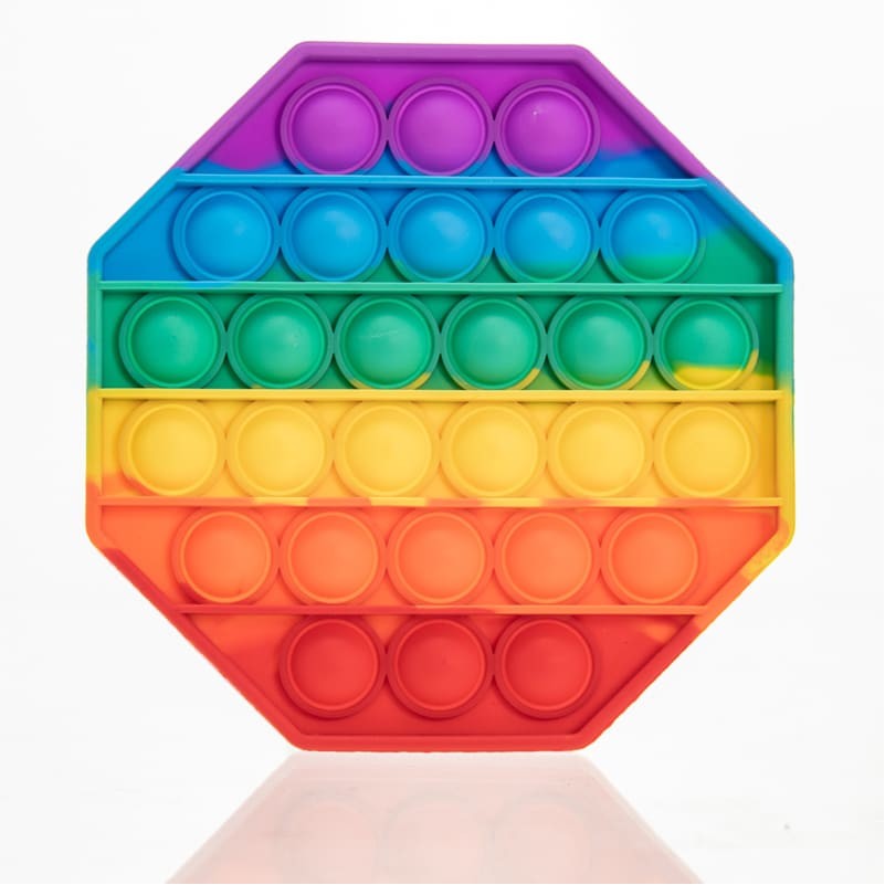 Custom Ink Injected Silicone Push Pop Bubble Fidget Toys - Image 2