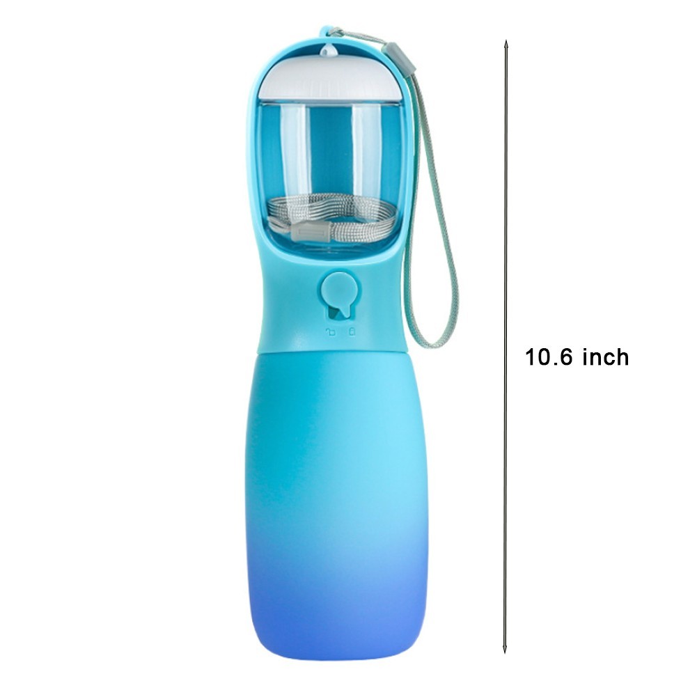 19 Oz Gradient Pet Water Bottle W/ Rope - Image 2
