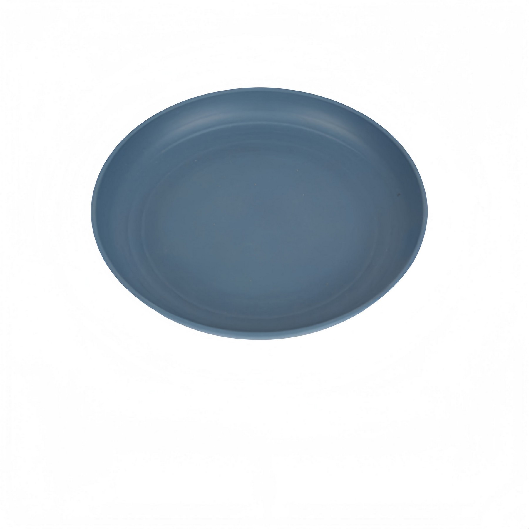 Camping Portable Round Wheat Straw Dinner Plate - Image 2