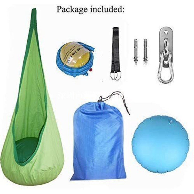 Outdoor Hanging Inflatable Pod Swing Hammock Chair for Balcony and Leisure Use - Image 2