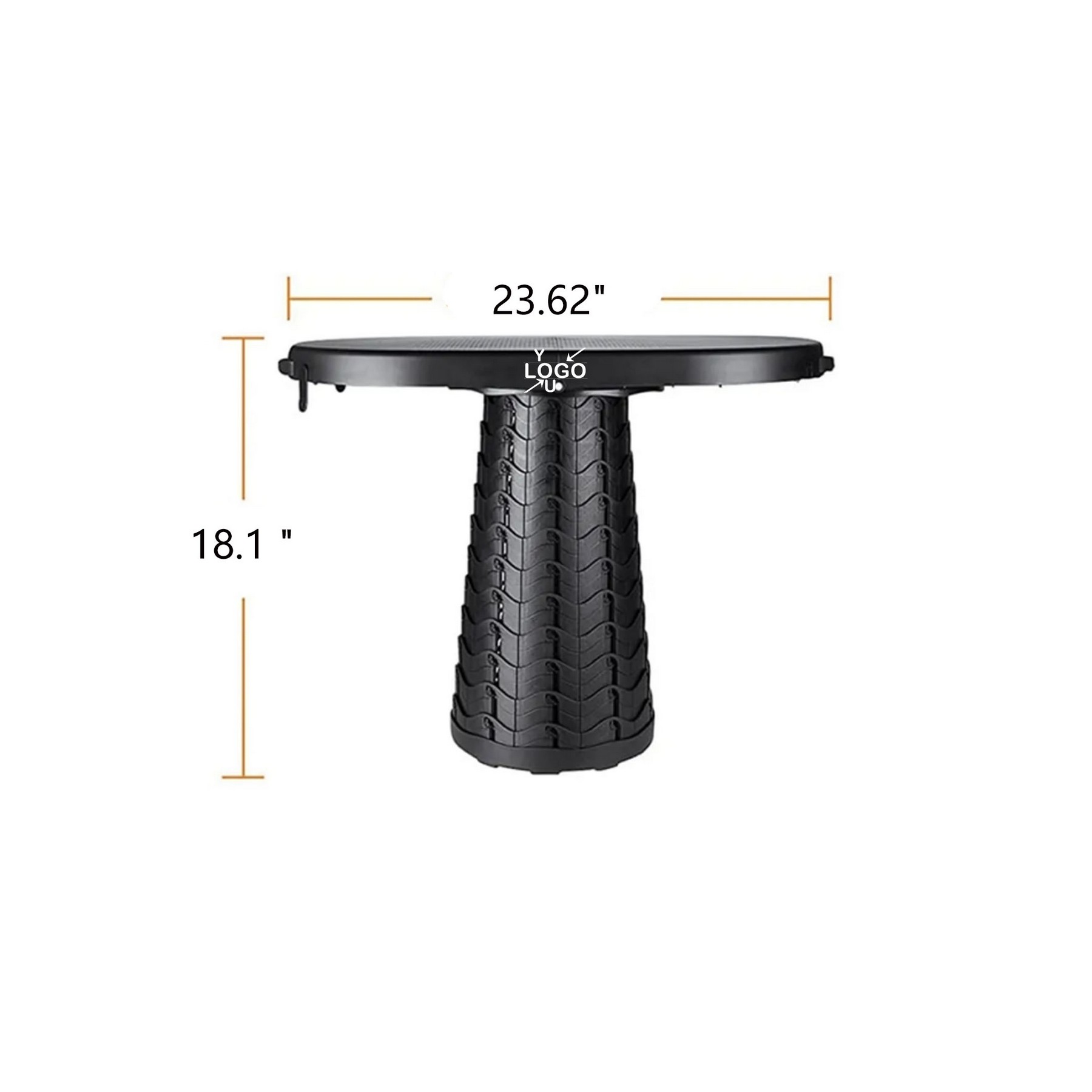 Compact Telescoping Table & Stool Set - Image 2