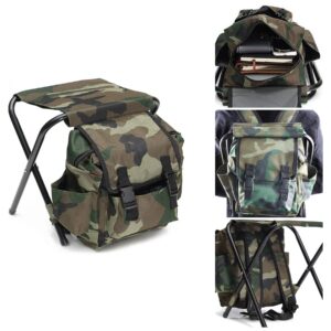 Compact Outdoor Fishing Stool Backpack