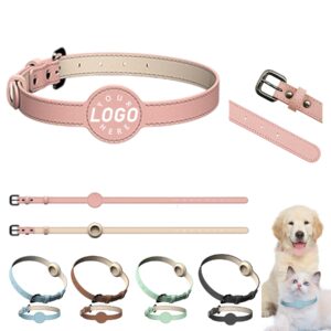 PU Leather Pet Collar with Adjustable Strap