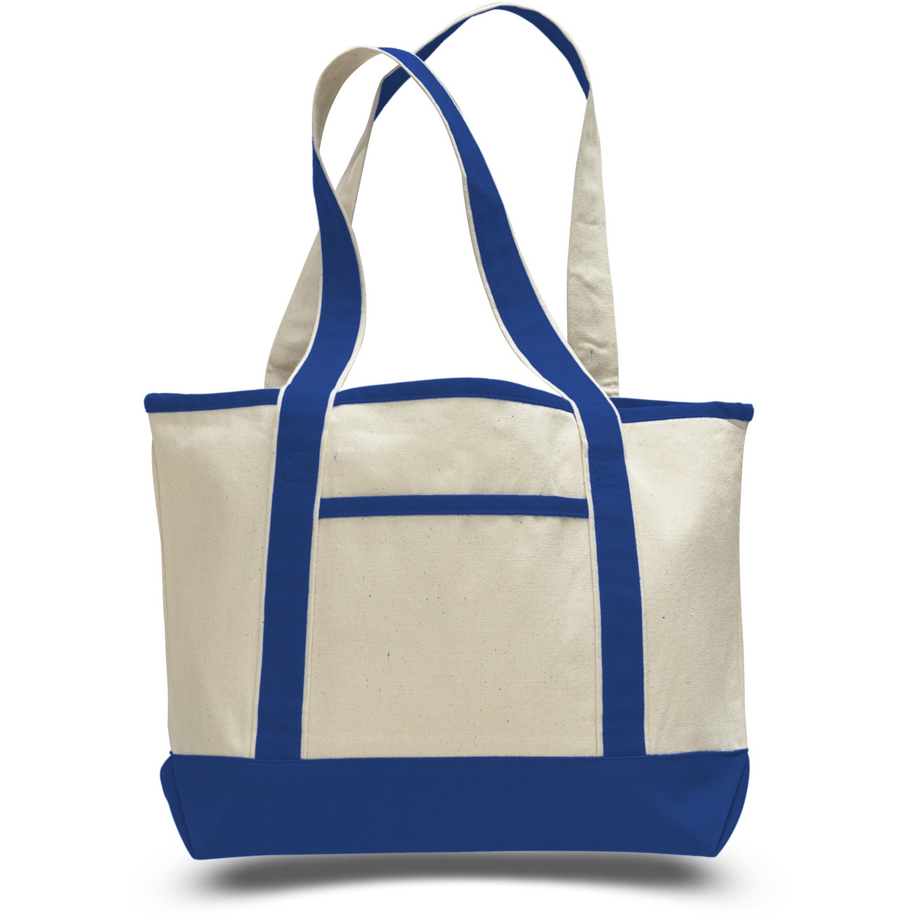 12 oz. Deluxe Shopping Cotton Canvas Tote Bag USA Decorated (18.5" x 12") - Image 3