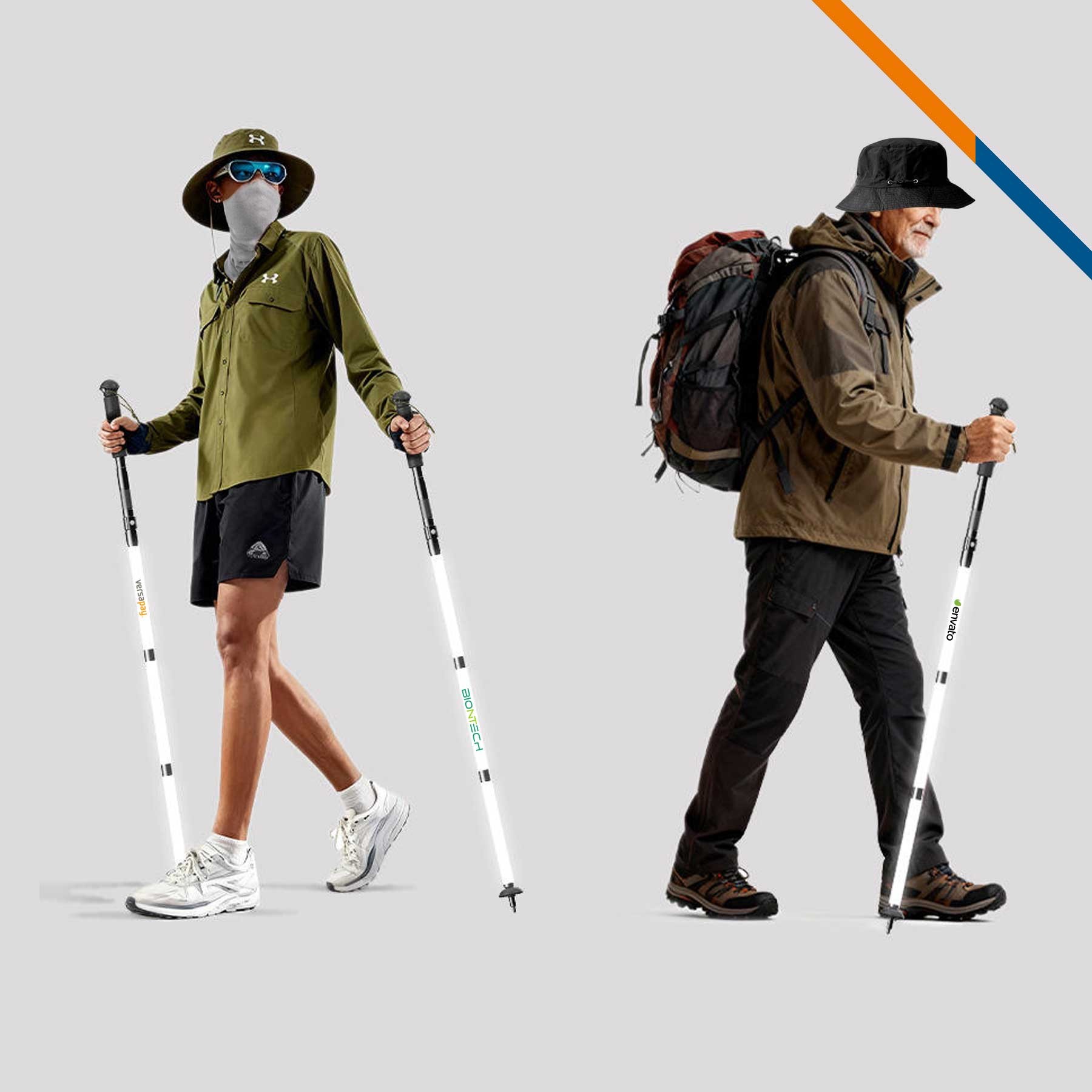 FreeGlow Collapsible Light Up Trekking Pole - Image 3
