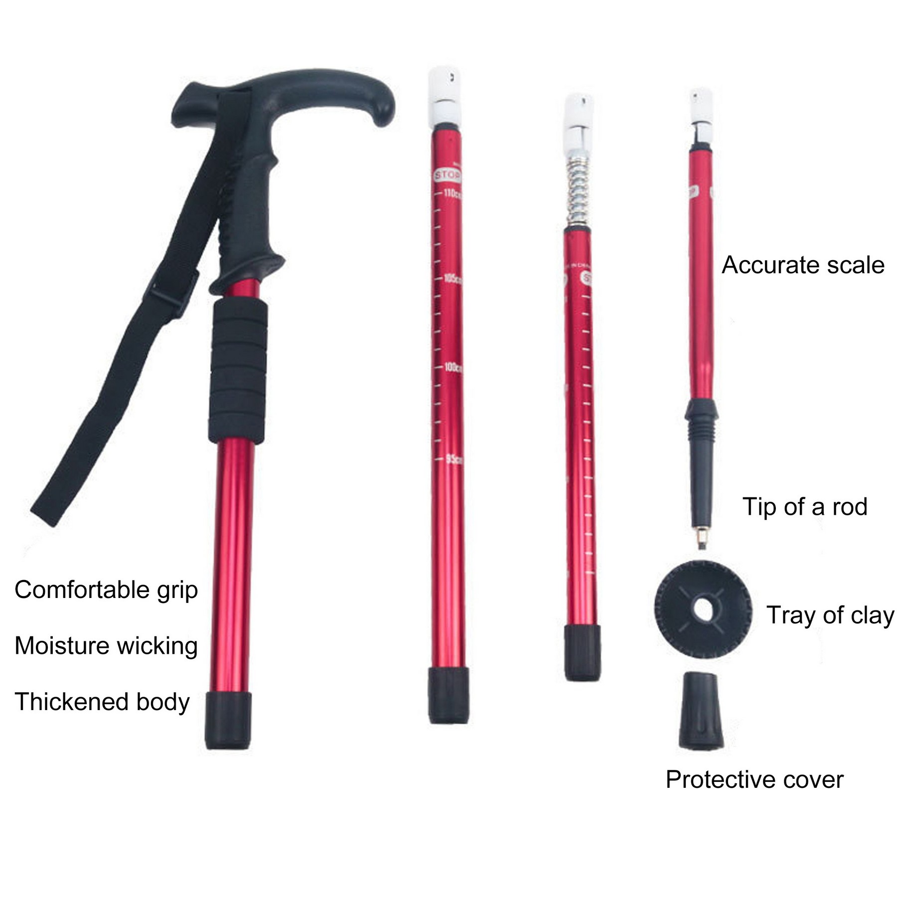 Aluminum Alloy Telescopic Trekking Poles - Image 3